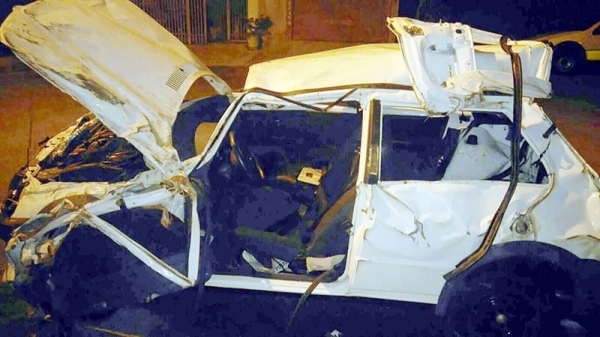 O veículo capotou no trecho perto de Mirandópolis, no sentido a Andradina (Foto: Divulgação/Polícia Rodoviária ).