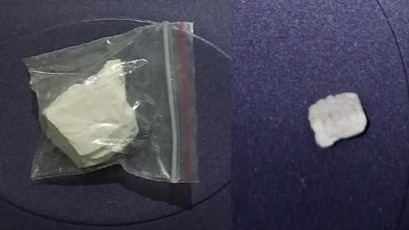 Parte da droga apreendida (Cedida/PC).