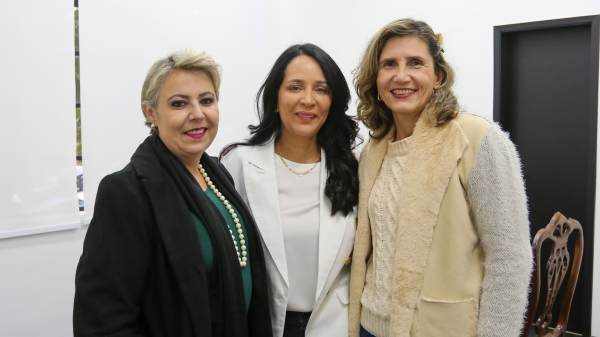 Vilma Guelsi, Cristiane Freitas e Adelisa Tiveron (Cedida/PMA).