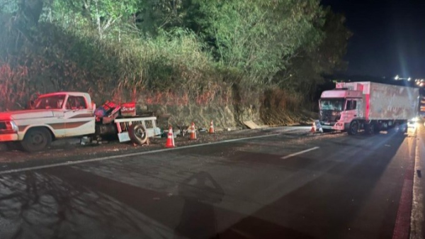 Local do acidente (Cedida/PM Rodovi?ria).