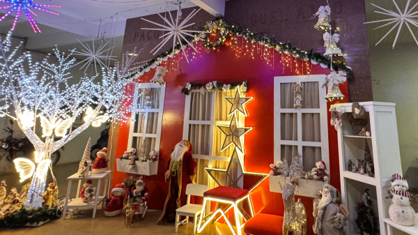 Local que vai receber o Papai Noel na segunda-feira, 15 (Siga Mais).
