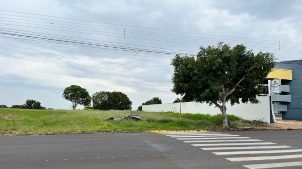 Terreno onde será construída a nova sede da Câmara Municipal de Adamantina (Foto: Siga Mais).