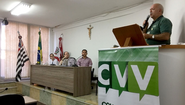 Coordenador nacional de expansão do CVV, João Régis da Silva, participa de atividades em Adamantina (Foto: Siga Mais).
