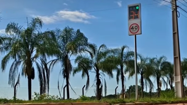Dispositivo na vicinal Tupa a Arco-Iris, local de grande fluxo em velocidade (Divulgacao/Prefeitura de Tupa).