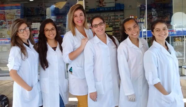 Alunos da Etec Amim Jundi realizam campanha de pressão arterial e glicemia capilar (Foto: Divulgação).