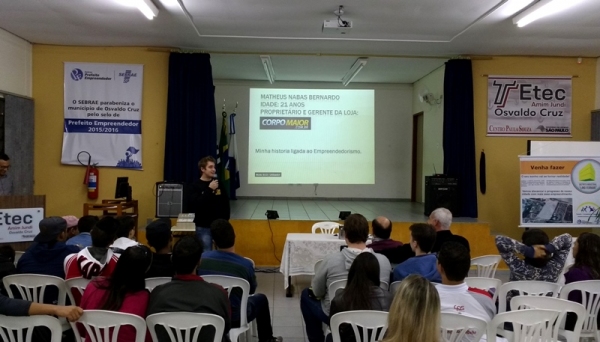 Etec Amim Jundi promove Semana de Empreendedorismo e Inovação (Foto: Arquivo Pessoal).