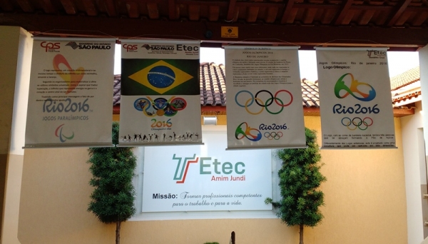 Escola entra definitivamente no clima da Olimpíada e Paralimpíada (Foto: Cedida).