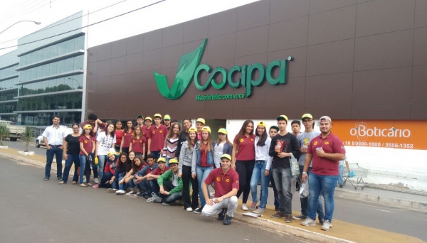 Alunos da Etec Amim Jundi de Osvaldo Cruz realizam visita técnica à Cocipa, em Inúbia Paulista (Foto: Da Assessoria).