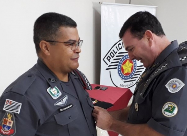 1º Sargento PM Francismar Luiz Ferreira, da 2ª Cia PM de Adamantina, foi um dos policiais militares homenageados com a Láurea de Mérito Pessoal (Foto: Cedida/PM)
