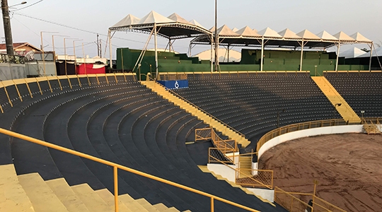 Recinto Poliesportivo recebe público de Adamantina e região de hoje (4) até domingo (8), durante a Expoverde (Foto: Siga Mais).