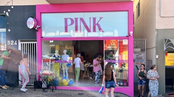 Loja Pink fica na Avenida Capitão José Antônio de Oliveira, 324, centro de Adamantina (Siga Mais).