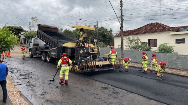 Obras em andamento na Alameda dos Expedicionários (Siga Mais).