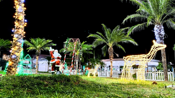 Programa??o de chegada do Papai Noel acontece no Parque dos Pioneiros (Arquivo/Siga Mais).