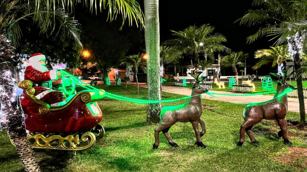 Chegada do Papai Noel será no Parque dos Pioneiros (Arquivo/Siga Mais).