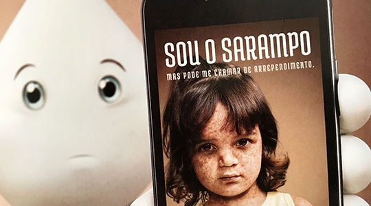 Material da campanha do Ministério da Saúde que busca uma maior conscientização sobre vacinas (Reproduçao/MS).