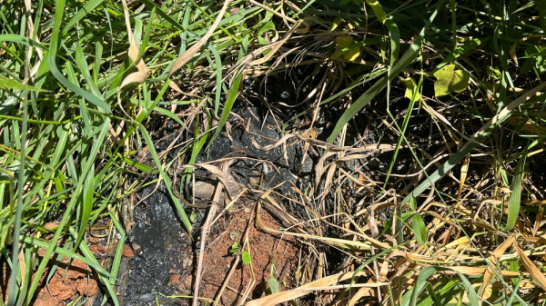 Vazamento na Estrada, pr?ximo ao C?rrego dos Ranchos (Siga Mais).