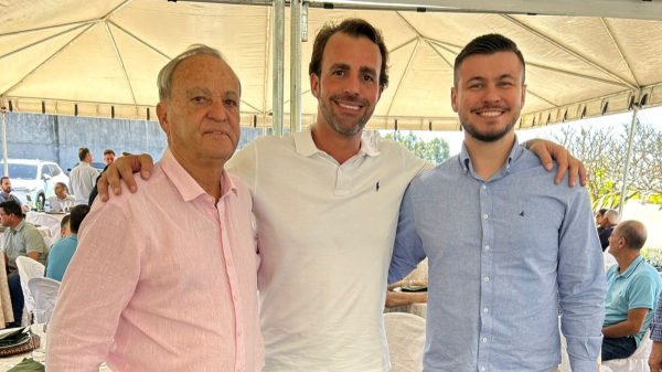 Aguinaldo Galvao, Lucas Bove e Daniel Fabri (Cedida).
