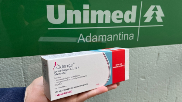 Vacina Qdenga, contra a dengue, est? dispon?vel no Centro M?dico da Unimed Adamantina (Siga Mais).