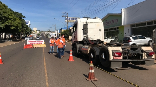 Como ocorreu ano passado, uma das barreiras será instalada na Avenida Marechal Castelo Branco, entrada da cidade (Arquivo/2020/SigaMais).