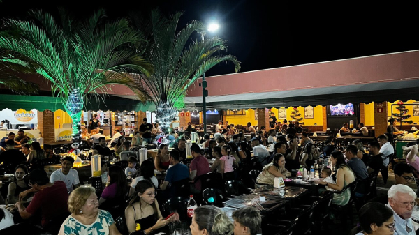 Lanchonete Barcelos em Lucelia (Imagem: Siga Mais).