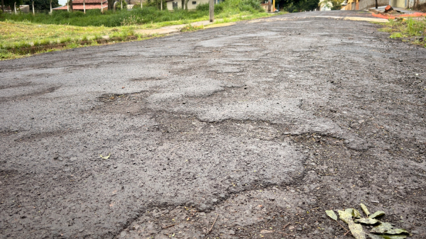 Rua Carmem Miranda, na altura do Jardim America, foi inserida no mapeamento de melhorias (Siga Mais).