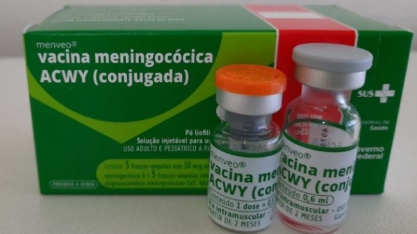 Vacinação tem por finalidade a proteção contra a Doença Meningocócica ? DM pelos sorogrupos A, C, W e Y (Reprodução).