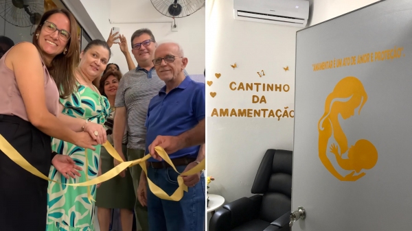 Inauguração do Cantinho da Amamentação na EMEI Cantinho da Criança, no Jardim Brasil (Cedida).