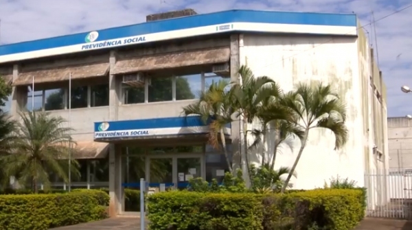 Agência do INSS de Adamantina (Reprodução/TV Fronteira).