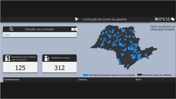Tela de resultados da ferramenta de pesquisa (Reproducao).