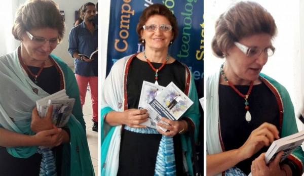 Professora Izabel Castanha Gil sistematiza experiências didáticas, que estão em um capÃtulo de publicação distribuÃda à s Escolas Técnicas do Centro Paula Souza (Foto: Arquivo Pessoal).