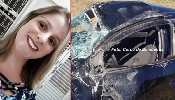 Professora foi socorrida após o acidente, mas não resistiu aos ferimentos (Reprodução/Site Visão Notícias).