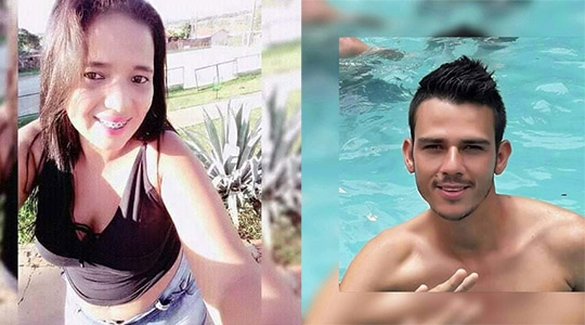Fernanda Santos foi morta com golpes de faca pelo namorado Jefferson Allan, em Junqueirópolis (Reprodução).