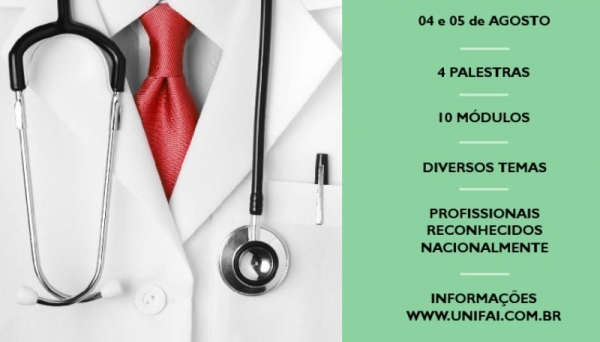 Organizado pelo Centro Acadêmico ?Dr. César Marinho? (CADCM), evento conta com apoio da UniFAI e do Diretório Central de Estudantes (DCE) da Instituição (Imagem: Reprodução).
