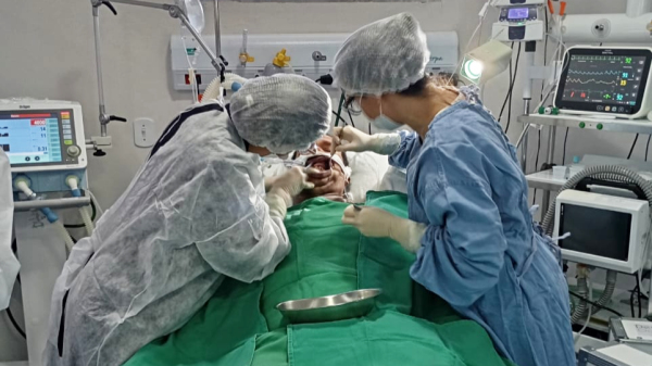 Procedimento foi realizado na UTI da Santa Casa de Adamantina (Acervo Pessoal).