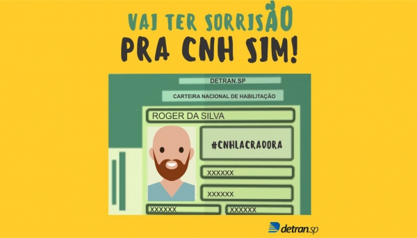 Imagem da campanha lançada pelo Detran.SP (Divulgação).