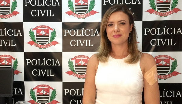 Delegada da Polícia Civil Laiza Fernanda Rigatto Andrade, titular do NECRIM (Núcleo Especial Criminal) de Adamantina (Foto: SigaMais).