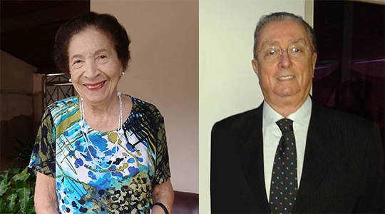 A professora aposentada Geralda Soares Prados e o médico ginecologista Luiz Fernando Guimarães Santos são os novos cidadãos adamantinenses (Reprodução).