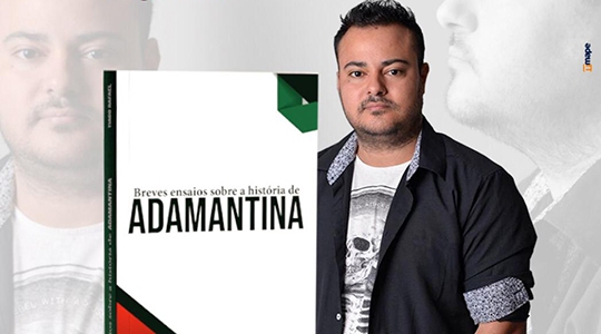 Breves ensaios sobre a história de Adamantina, do professor e historiador Tiago Rafael, será lançado neste sábado em Adamantina (Divulgação).
