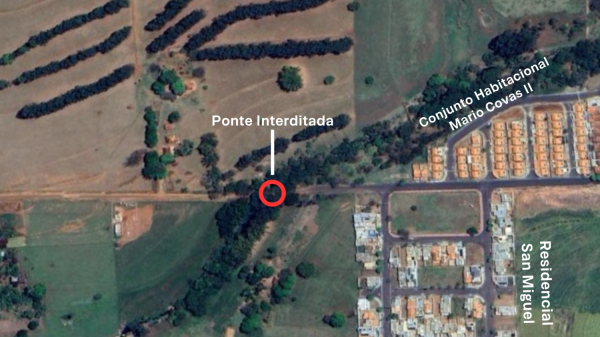 Local da obra (Cedida/PMA).