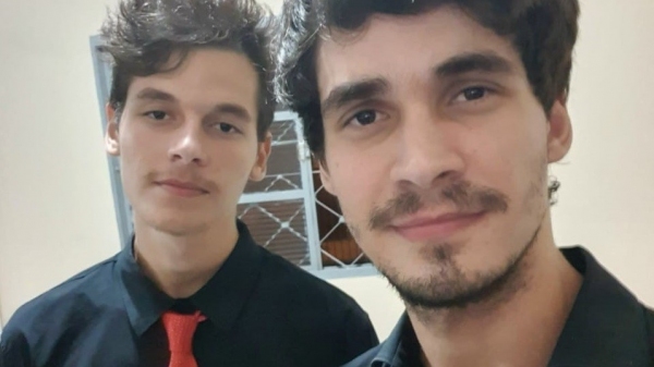 De Adamantina, os irmãos Bruno Henrique e Lucas Rafael vivem imersão na música (Reprodução).