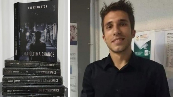 Lucas Marton Elias é fã de publicações de suspense e investigação policial e realiza nesta quinta-feira a noite de autógrafos do seu livro (Divulgação).