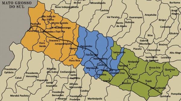 Na Nova Alta Paulista estão 30 cidades (Reprodução).