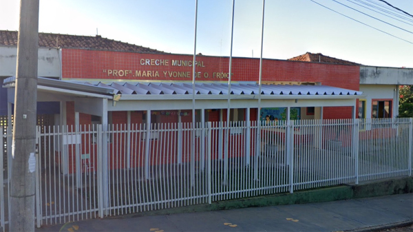 Creche Municipal Maria Yvonne Froio (Reproducao/Folha Regional).