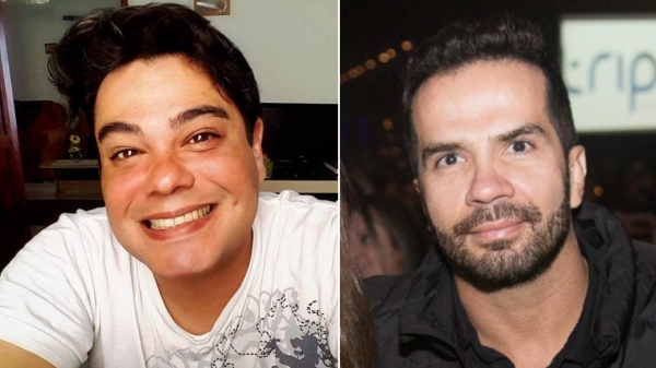 As duas vÃtimas do acidente, Juliano Benedito Pacheco e Luciano Marques de Oliveira (Reprodução/Redes Sociais).