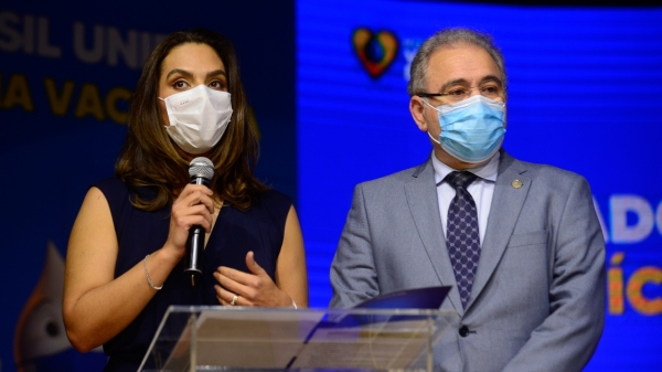 Luana Araújo, em sua posse, no dia 12 de maio (Foto: Marcello Casal Jr/Agência Brasil).