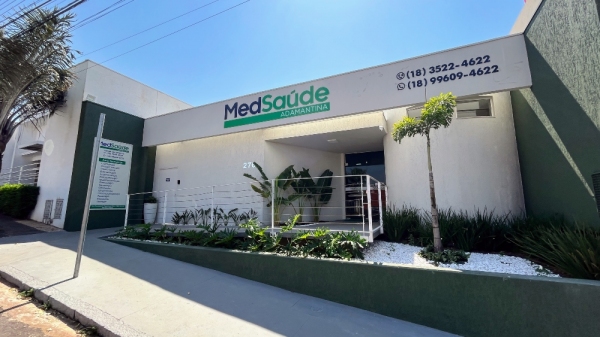 MedSaúde fica na Alameda Armando de Salles Oliveira, 276, centro de Adamantina (Siga Mais).