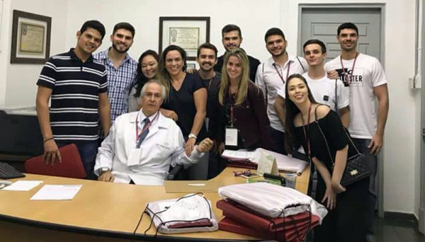 Alunos de Medicina da UniFAI participam de Congresso Médico Universitário em São Paulo (Foto: Acervo Pessoal).