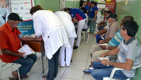 UniFAI durante parceria realizada na última edição da Campanha, em 2016 (Foto Arquivo UniFAI)