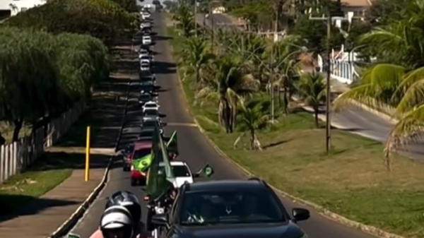 Carreata neste domingo (20) em Adamantina (Reproducao).