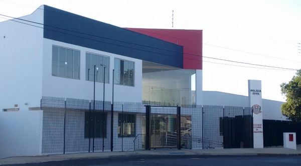 Nova sede da Delegacia Seccional da Polícia Civil, em Adamantina (Foto: Polícia Civil).